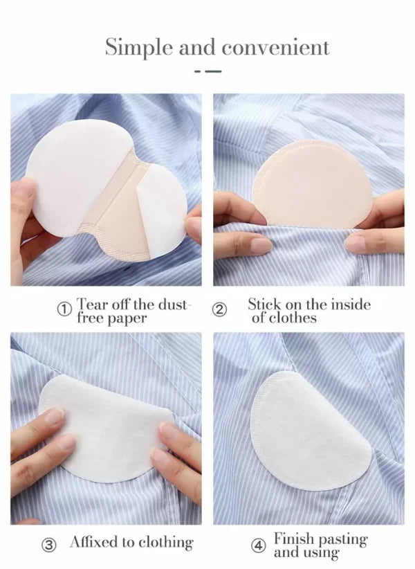 10pcs 5 Pair Underarm Pads Dress Clothing Armpit Care Sweat Scent Perspiration Shield Absorbing Deodorant Antiperspirant